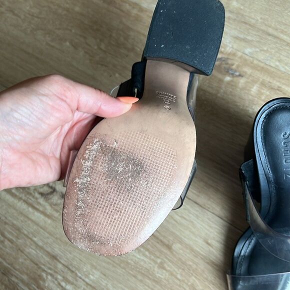 SCHUTZ • Victorie High Block Heel in Black - Picture 6 of 10